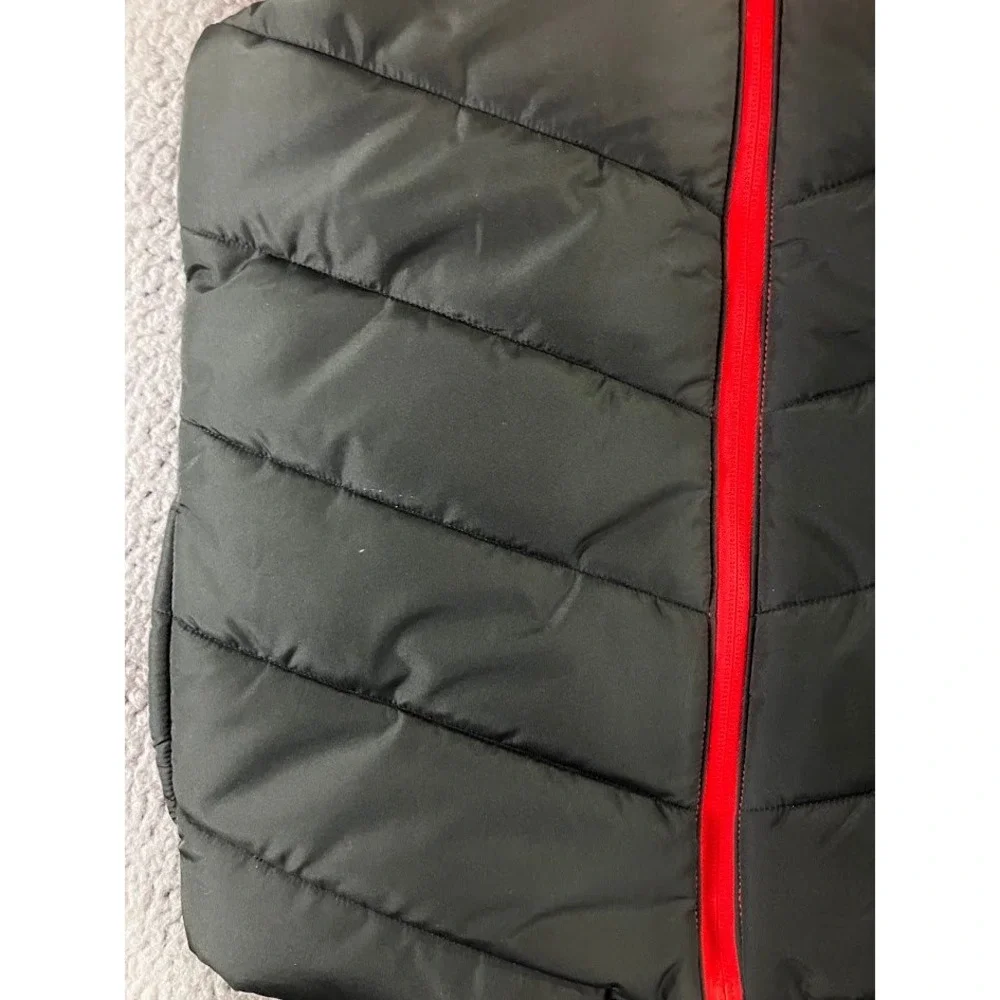 Puma Kids Red Black Colorblock Puffer Vest Size Medium